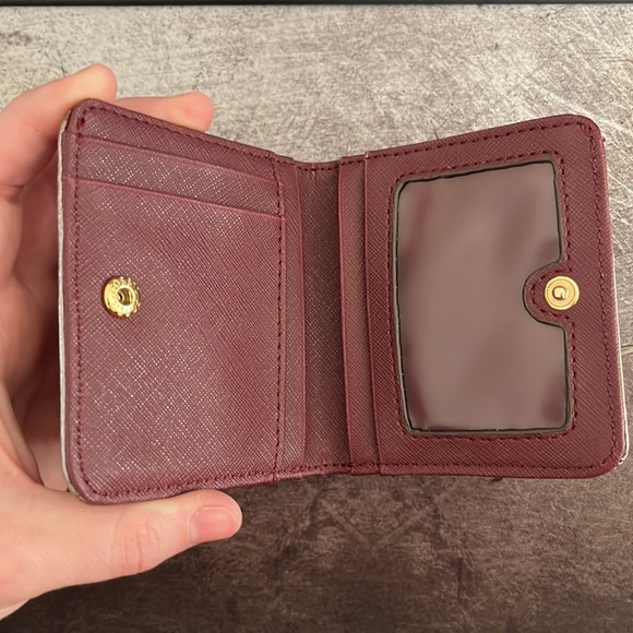 Fossil Sydney Bifold womens wallet - Gold leather - Picture 4 of 9